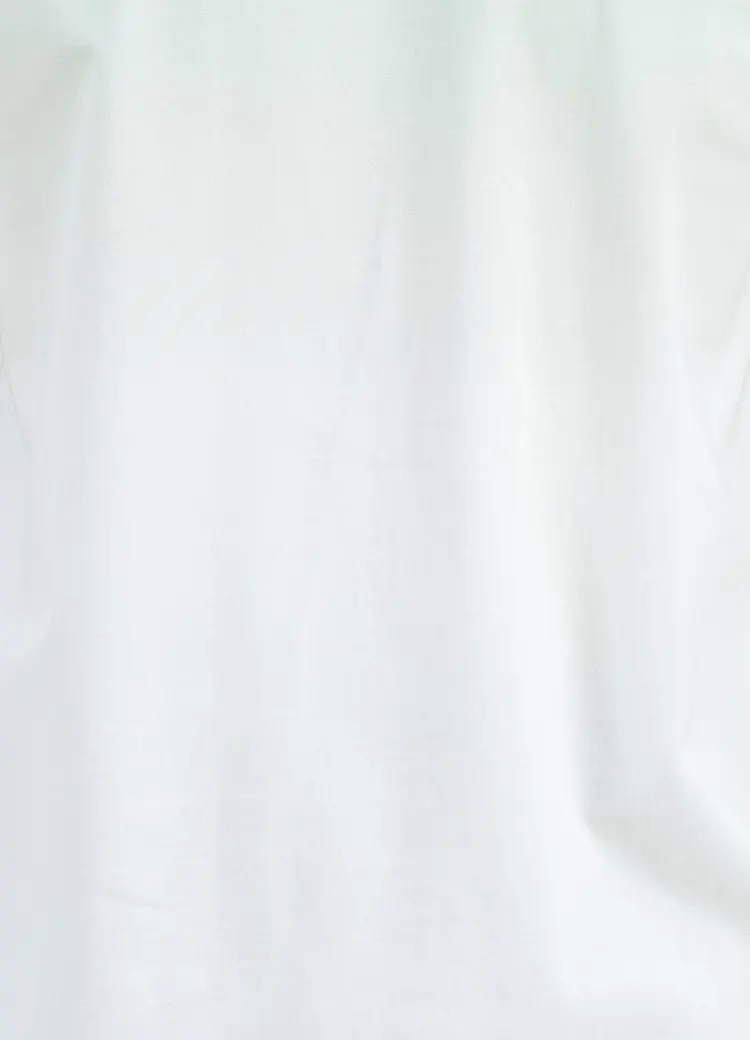 Relaxed Mint-to-White Ombre T-Shirt with Dropped Shoulders